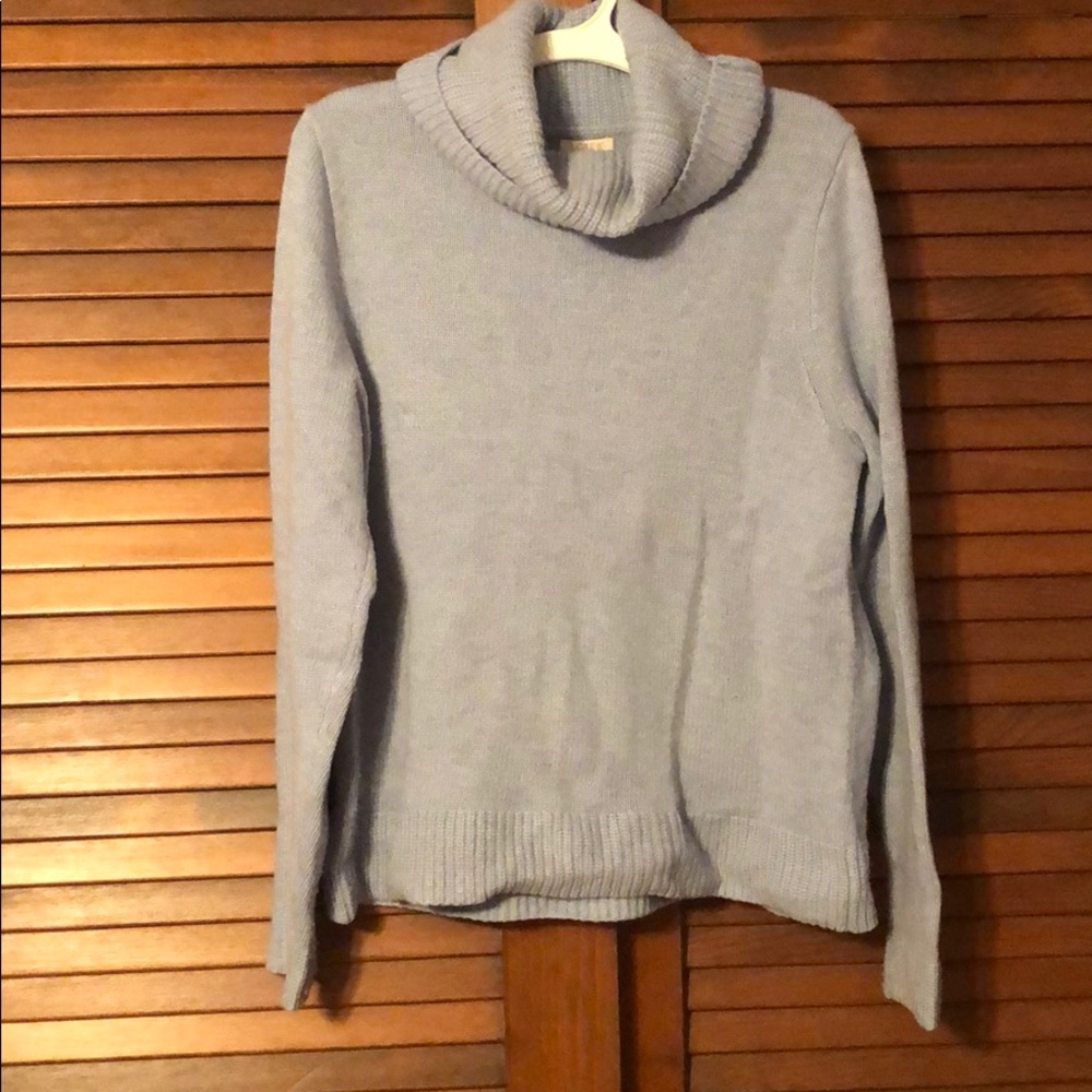 J. Crew Turtleneck Baby Blue Sweater
